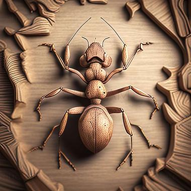 3D модель Pogonomyrmex occidentalis (STL)